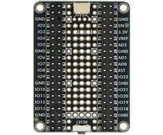 Green Cell PiCowBell Proto Under Plate – Raspberry Pi Pico prototipų kūrimo plokštė – STEMMA QT – nustatymo iš naujo mygtukas – Adafruit 5905