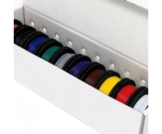 Pihut 22AWG laidų rinkinys - įvairios spalvos - 7.6 m x 10 vnt.