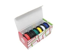 Pihut 22AWG laidų ritės - įvairių spalvų - 7.5 m x 6 vnt.