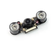 PiHut ZeroCam NightVision FishEye - 5Mpx naktinė Fisheye kamera - skirta Raspberry Pi