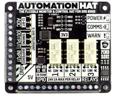 Pimoroni Automatinis Hat 3x relė + LED, Raspberry Pi išplėtimas
