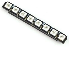 Pimoroni Blinkt! x8 adresuoti LED RGB, Raspberry Pi išplėtimas