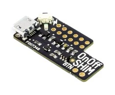 Pimoroni OnOff SHIM, įjungimo/išjungimo jungiklis, Raspberry Pi priedėlis