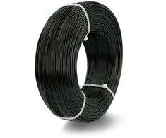 Plastikas Fiberlogy Refill ABS 1.75mm 0.85kg - Juodas