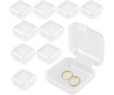 Plastikinė dėžutė 35x35x18mm - uždaras konteineris - Organizatorius