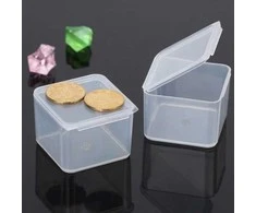 Oem Plastikinė dėžutė 40x40x28mm - uždaras konteineris - Organizatorius