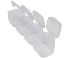 Oem Plastikinė dėžutė - 55x45x15 mm - Rakinamas konteineris - Tvarkyklės
