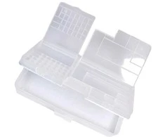 Plastikinė dėžutė - 55x45x15mm - Uždara talpykla - Organizatorius