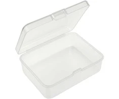 Plastikinė dėžutė - 55x45x15mm - Uždara talpykla - Organizatorius