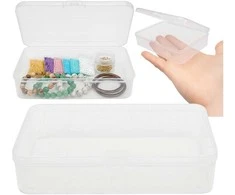 Plastikinė dėžutė - 55x50x15mm - Uždara talpykla - Organizatorius