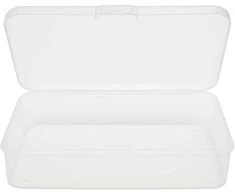 Plastikinė dėžutė - 55x50x15mm - Uždara talpykla - Organizatorius