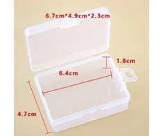Oem Plastikinė dėžutė 67x49x23mm - uždara talpa