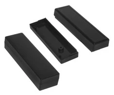 Plastikinė dėžutė Kradex Z115 juoda 105x30x21mm