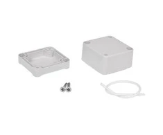 Plastikinė dėžutė Kradex Z117JH šviesiai pilka 63x57x37mm