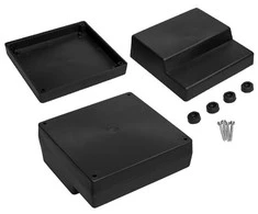 Plastikinė dėžutė Kradex Z20 juoda 120x126x54mm