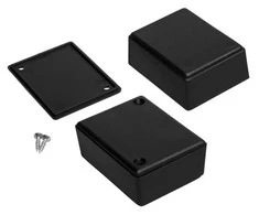 Plastikinė dėžutė Kradex Z68 juoda 64x49x27mm