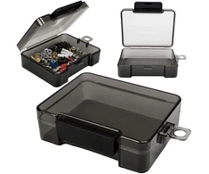 Plastikinė dėžutė su dvigubu užsegimu - 63.5x48x21mm - Rakinamas konteineris - Organizatorius