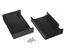 Plastikinė nuotolinio valdymo pultų dėžutė KRADEX Z122 IP53 juoda 108x69x25mm