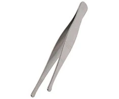 Oem Plastikiniai pincetai - 11 cm - lenkti - universalūs pincetai