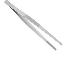 Plastikiniai pincetai - 11 cm - lenkti - universalūs pincetai