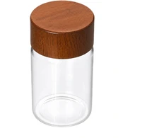 Plastikinis butelis su metaliniu dangteliu 30ml - mėginio buteliukas
