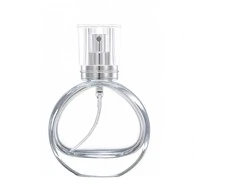 Plastikinis butelis su metaliniu dangteliu 30ml - mėginio buteliukas