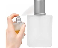 Plastikinis butelis su metaliniu dangteliu 30ml - mėginio buteliukas