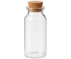 Oem Plastikinis butelis su metaliniu dangteliu 30ml - mėginio buteliukas