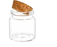 Plastikinis butelis su metaliniu dangteliu 30ml - mėginio buteliukas