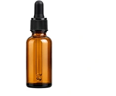Plastikinis butelis su metaliniu dangteliu 30ml - mėginio buteliukas