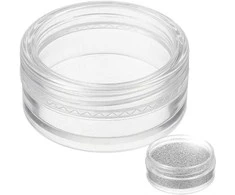 Oem Plastikinis indelis 10 ml - užsukamas indelis blizgučių dekoracijoms su varžteliais