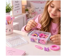 Plastikinis konteineris su dangteliu ir spaustuku 125x85x45mm užrakinamas organizatorius