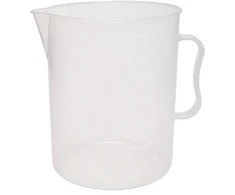 Oem Plastikinis matavimo puodelis 400 ml - virtuvinis matavimo puodelis 0.4 l - ąsotis su rankena