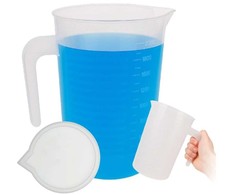 Oem Plastikinis matavimo puodelis 400 ml - virtuvinis matavimo puodelis 0.4 l - ąsotis su rankena
