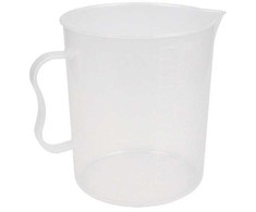 Oem Plastikinis matavimo puodelis 400 ml - virtuvinis matavimo puodelis 0.4 l - ąsotis su rankena