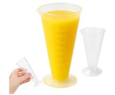 Oem Plastikinis matavimo puodelis 400 ml - virtuvinis matavimo puodelis 0.4 l - ąsotis su rankena