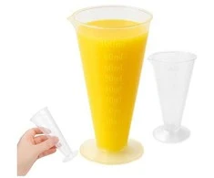 Oem Plastikinis matavimo puodelis 400 ml - virtuvinis matavimo puodelis 0.4 l - ąsotis su rankena