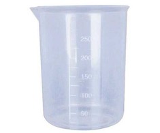 Oem Plastikinis puodelis su matavimo puodeliu 250/300ml - virtuvės matavimo puodelis