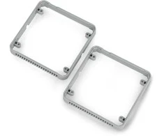 Plastikinis rėmelis - plastikinis rėmelis M5Stack modulių prototipams - pilkas - 2 vnt - M5Stack A119