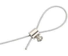 Oem Plieninio kabelio tvirtinimas - C tipas 8x9mm - plieno kabelio gnybtas