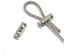 Oem Plieninio kabelio tvirtinimas - E tipas 5.9x10mm - plieno kabelio gnybtas