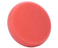 Oem Plokščia poliravimo kempinė 125 mm - oranžinė - valymo padas - vaškavimui