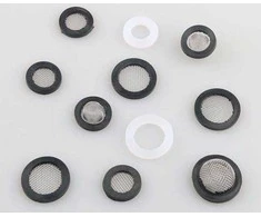 Oem Plokščia silikoninė tarpinė 24/16mm - 5 vnt - skalbimo mašinos žarnai - dušas - čiaupas