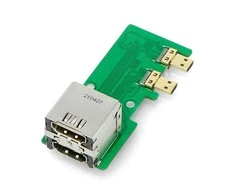 Plokštė su microHDMI - HDMI adapteris, skirtas Raspberry Pi 4B - Uctronics U6129