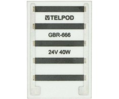 Oem Plonas šildymo rezistorius GBR-666/24/1 40W 14.4Ω