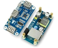 PoE Ethernet/USB HUB HAT, skirtas Raspberry Pi Zero - Waveshare 19635