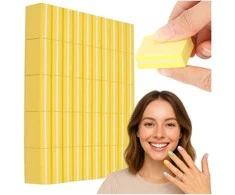 Poliravimo blokelis Mini nagų kempinėlės 50 vnt, Geltoni 3.5x2.50x1 cm