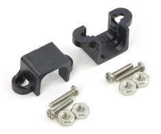 Oem Pololu mikro variklio tvirtinimo detalės - juodos - 2 vienetai