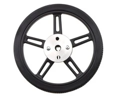 Oem Pololu ratai 60x8mm juodi - 2 vienetai