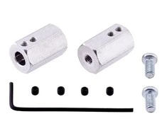 Oem Pololu šešiakampis ratų adapteris 12mm/6mm - 2 vienetai